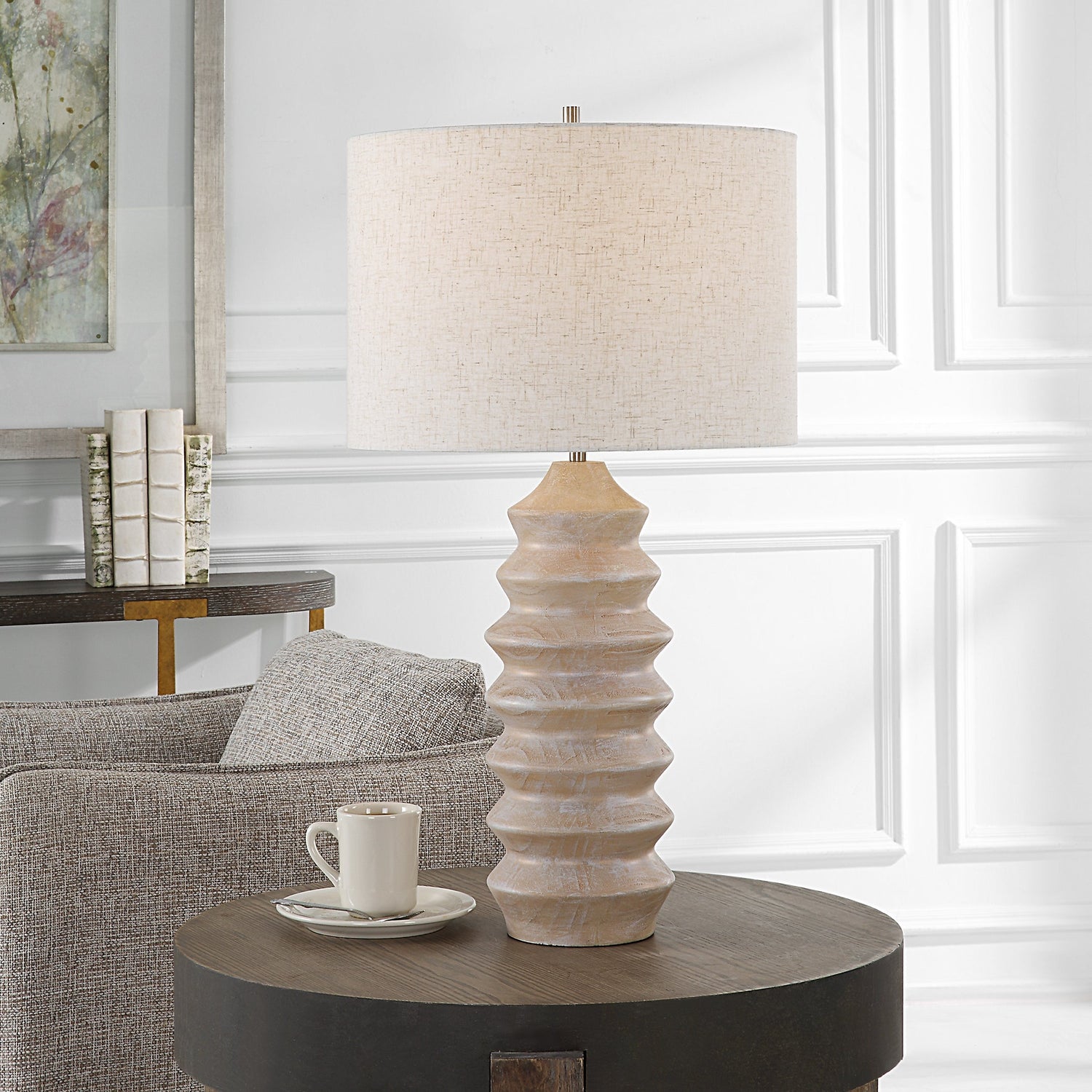 Uttermost Uplift Geometric Table Lamp - Home Elegance USA