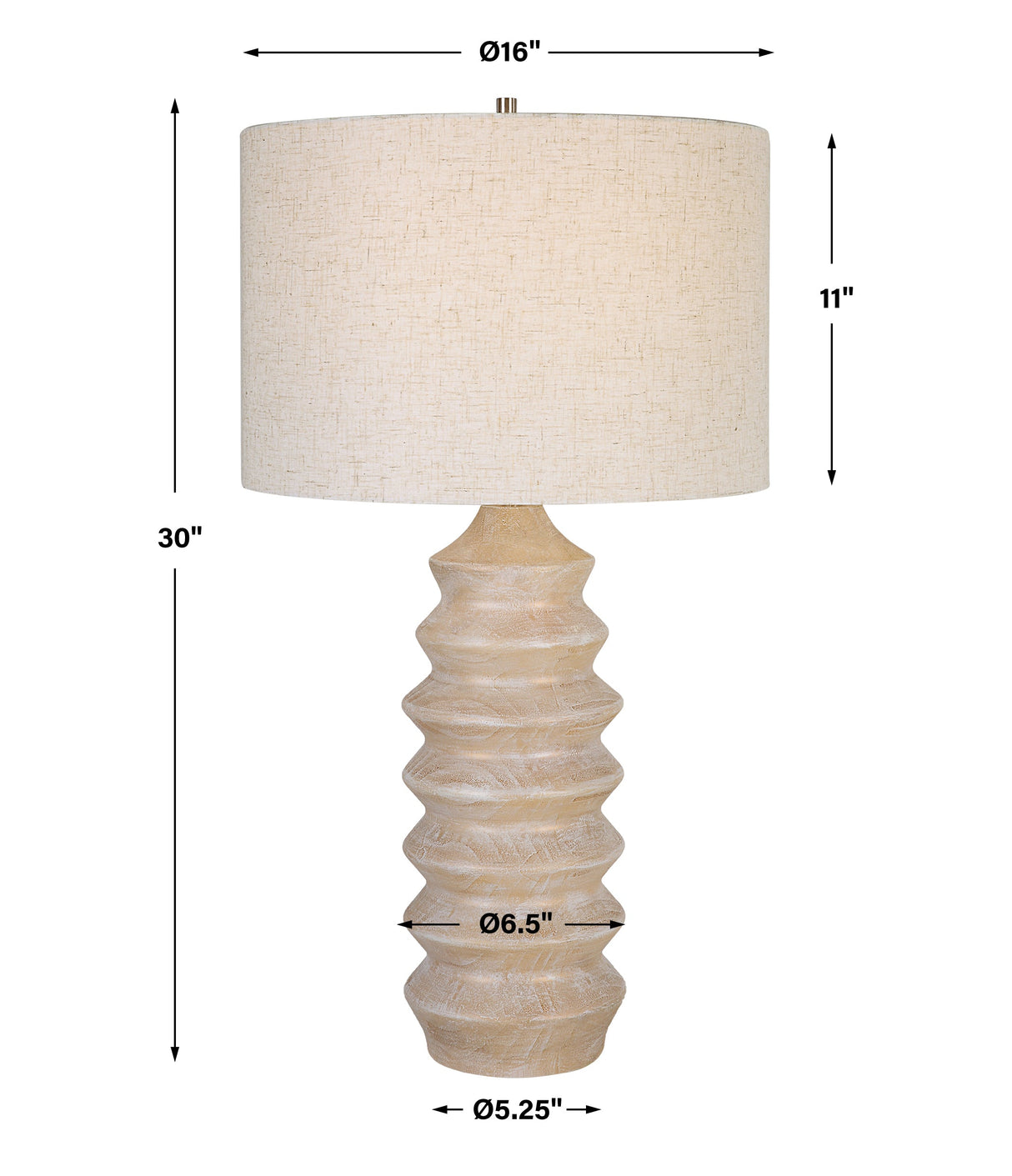 Uttermost Uplift Geometric Table Lamp - Home Elegance USA