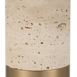 Uttermost Gravitas Elegant Brass & Stone Lamp - Home Elegance USA