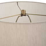 Uttermost Gravitas Elegant Brass & Stone Lamp - Home Elegance USA