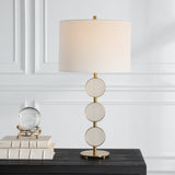 Uttermost Three Rings Contemporary Table Lamp - Home Elegance USA