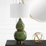 Uttermost Gourd Green Table Lamp - Home Elegance USA