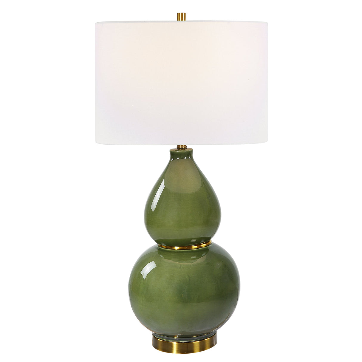 Uttermost Gourd Green Table Lamp - Home Elegance USA
