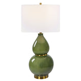 Uttermost Gourd Green Table Lamp - Home Elegance USA