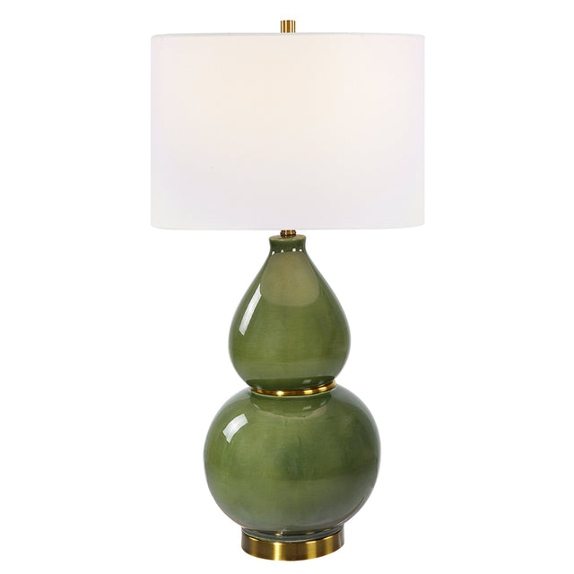 Uttermost Gourd Green Table Lamp - Home Elegance USA