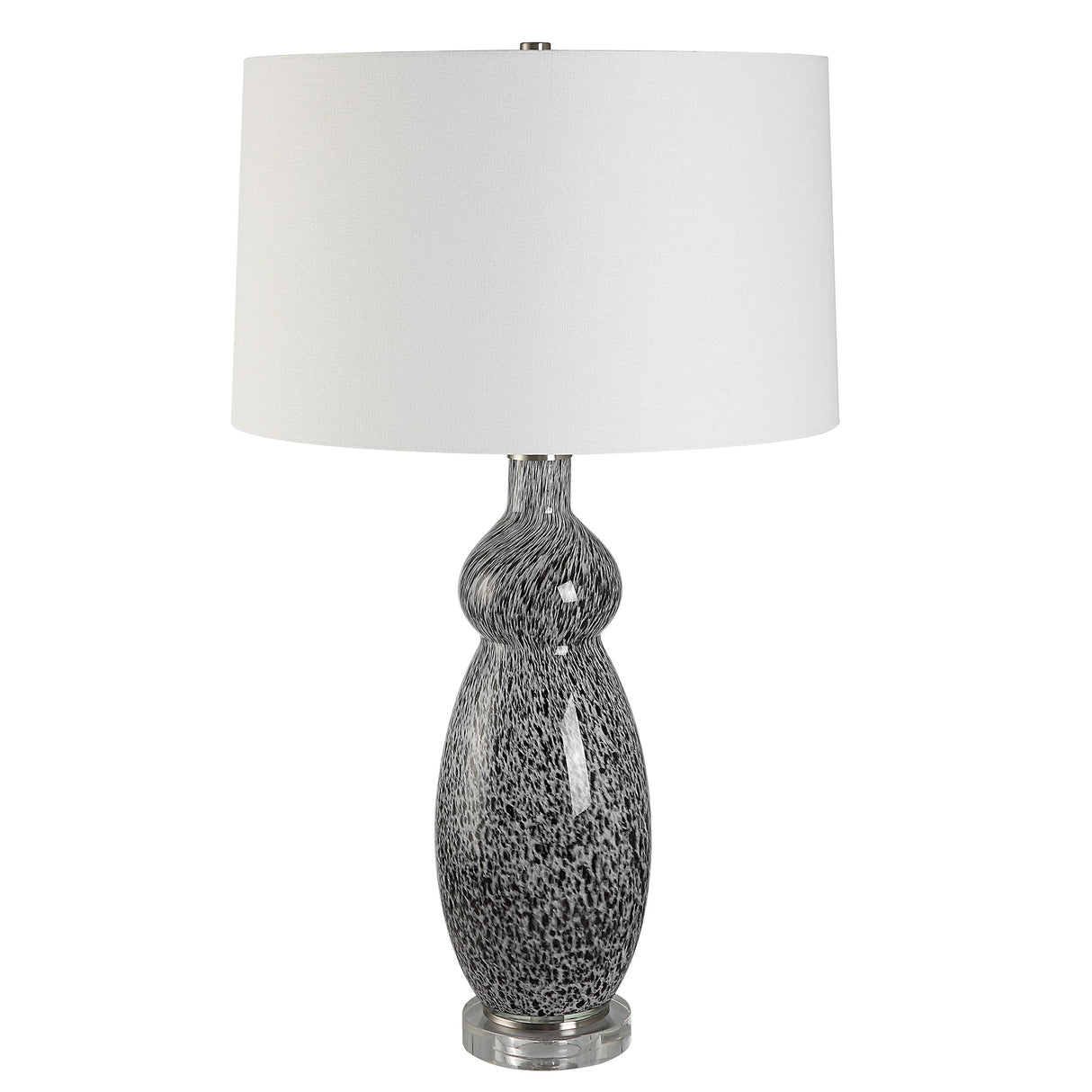 Uttermost Velino Curvy Glass Table Lamp - Home Elegance USA