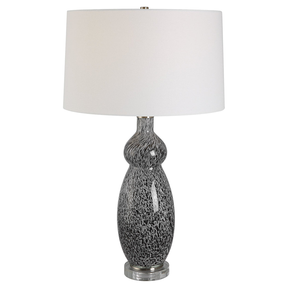 Uttermost Velino Curvy Glass Table Lamp - Home Elegance USA