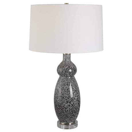 Uttermost Velino Curvy Glass Table Lamp - Home Elegance USA