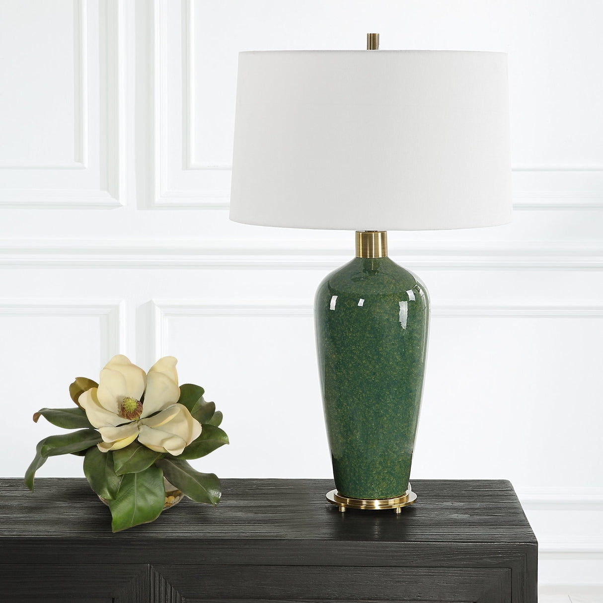 Uttermost Verdell Green Table Lamp - Home Elegance USA