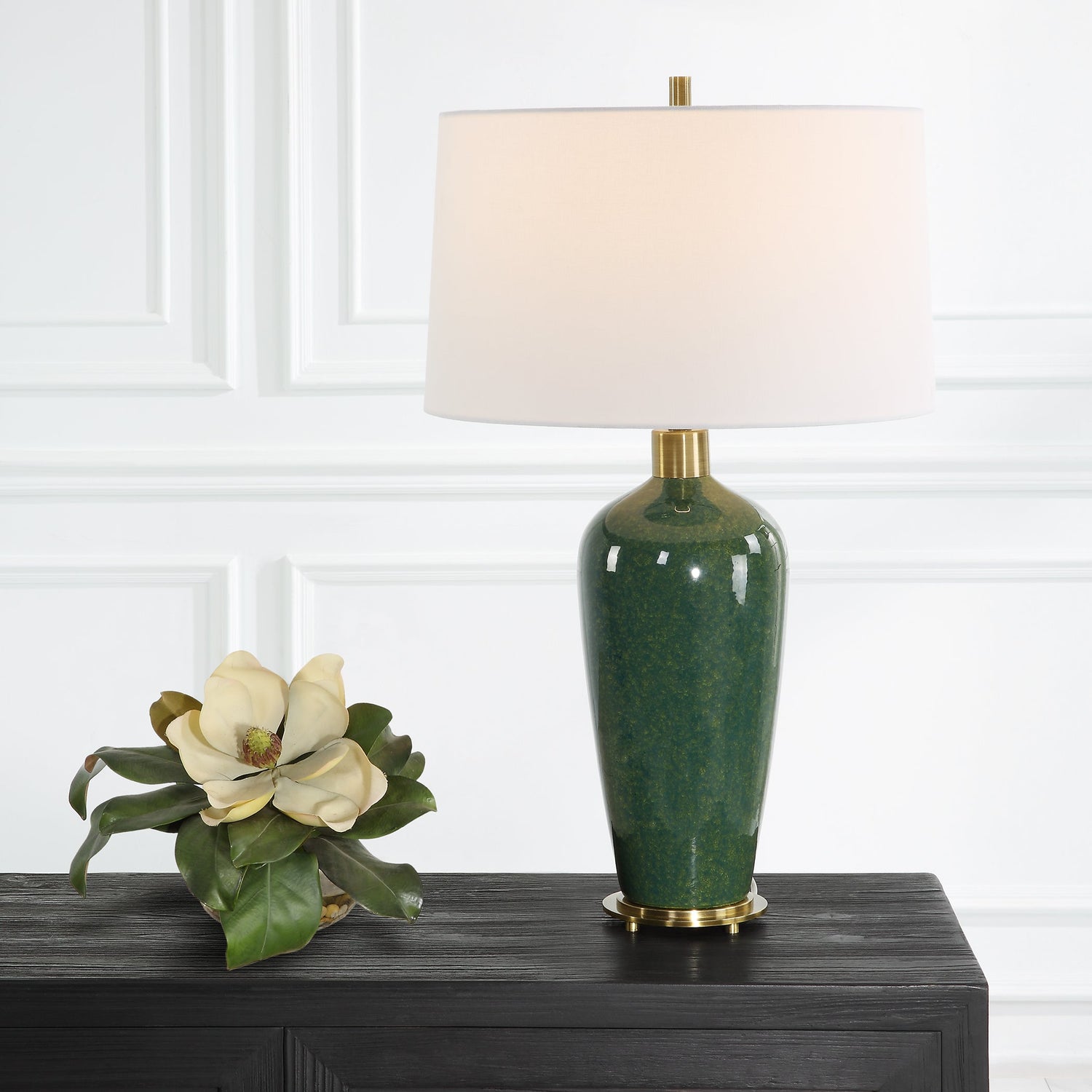 Uttermost Verdell Green Table Lamp - Home Elegance USA