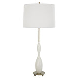 Annora Glossy White Table Lamp | Uttermost | Home Elegance USA