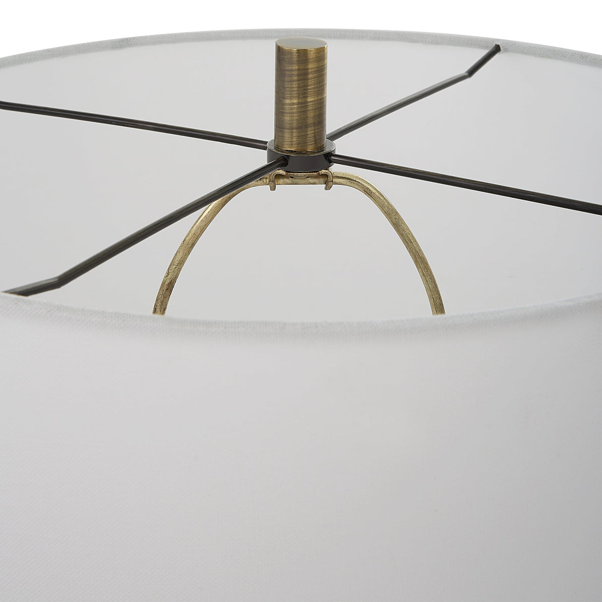 Annora Glossy White Table Lamp | Uttermost | Home Elegance USA