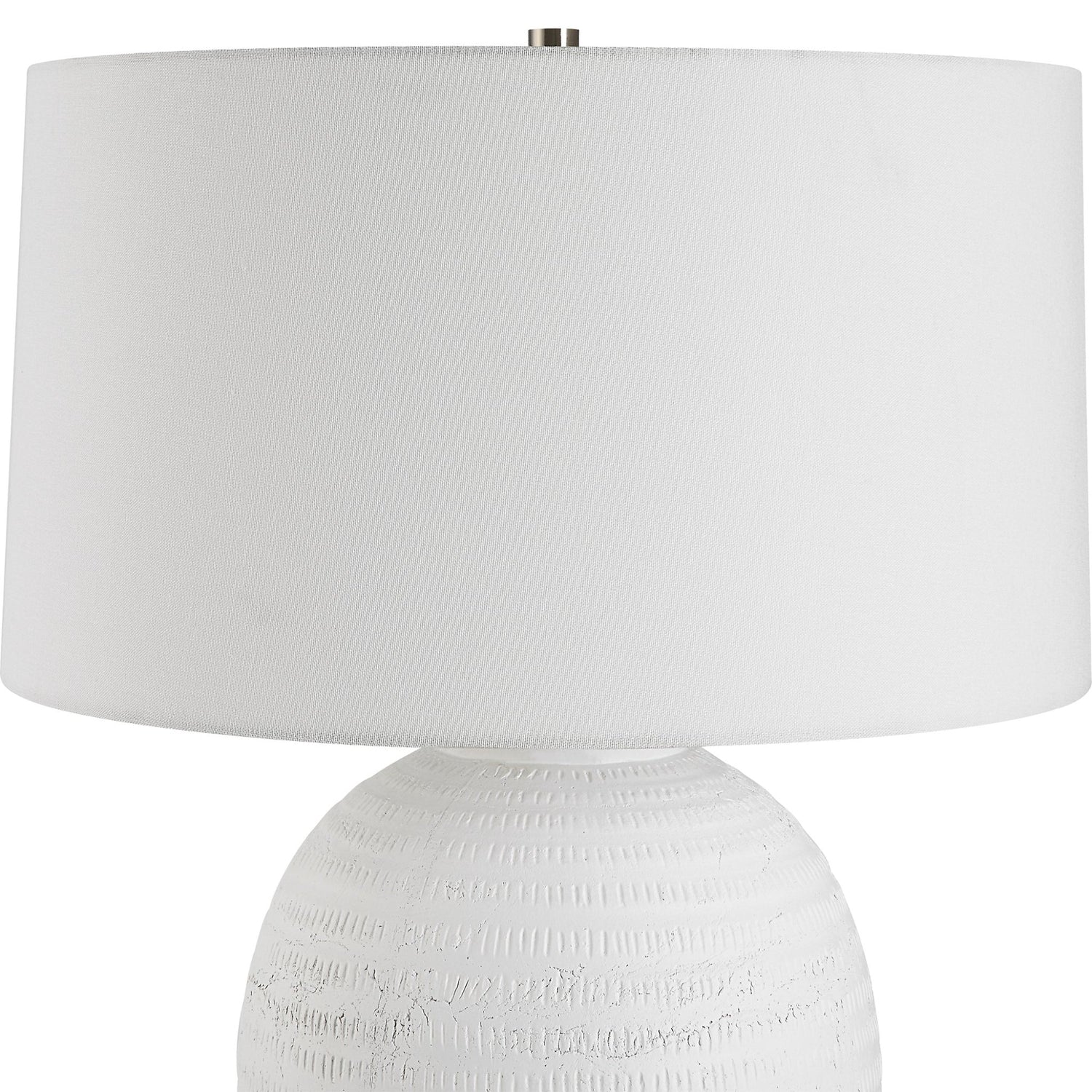 Uttermost Reyna Chalk White Table Lamp - Home Elegance USA