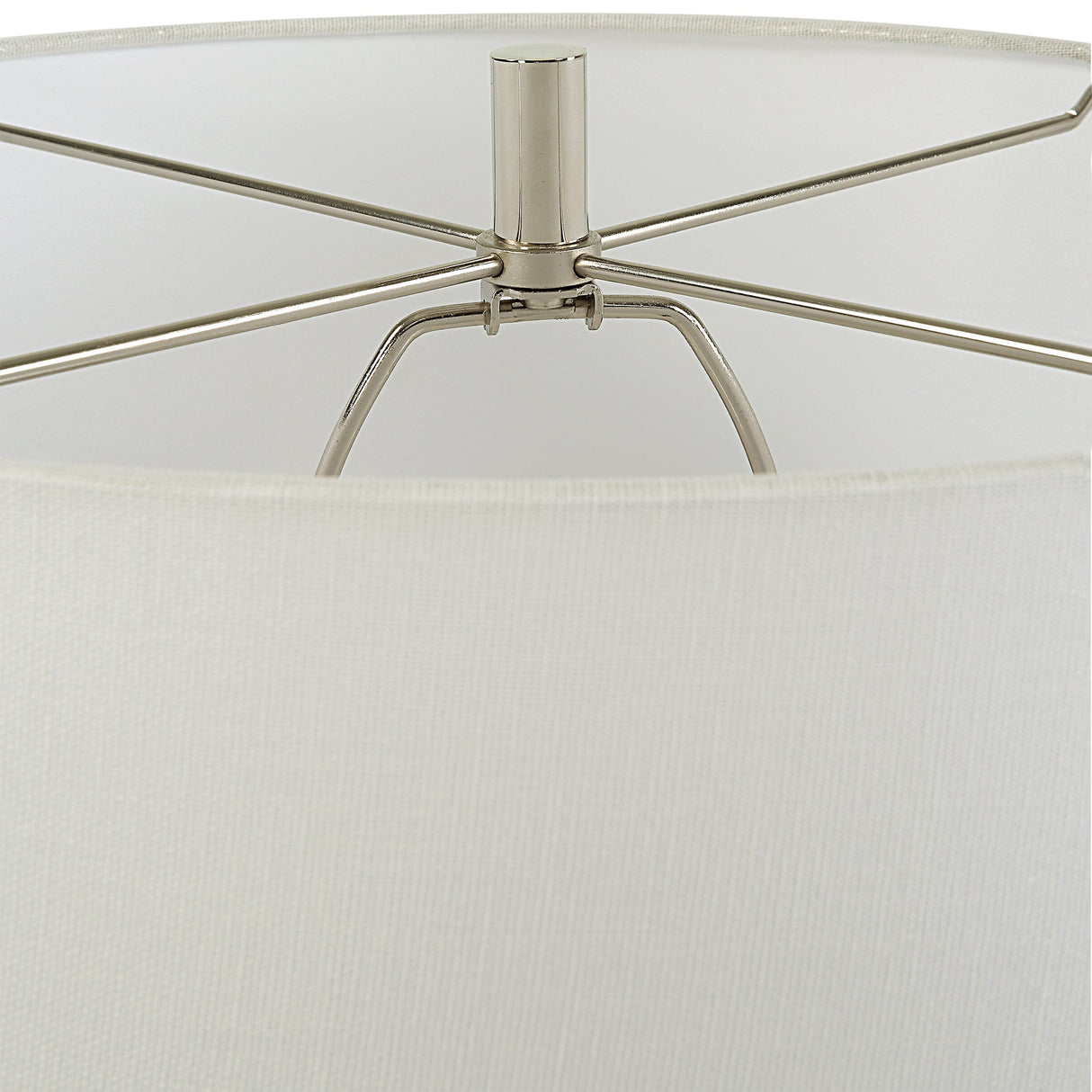 Uttermost Twisted Swirl White Table Lamp - Home Elegance USA