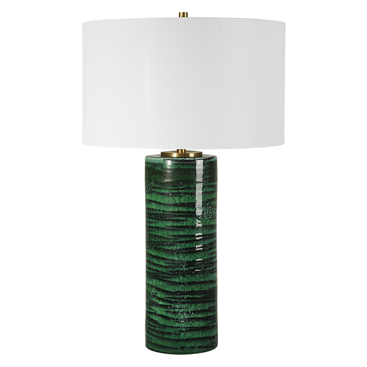 Uttermost Galeno Emerald Green Table Lamp - Home Elegance USA