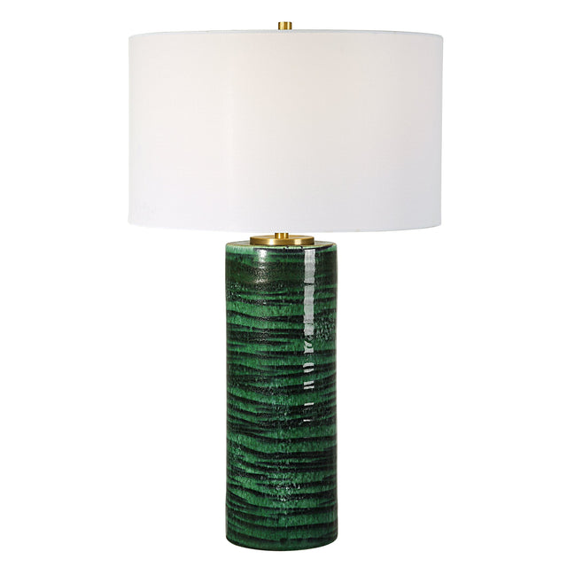 Uttermost Galeno Emerald Green Table Lamp - Home Elegance USA