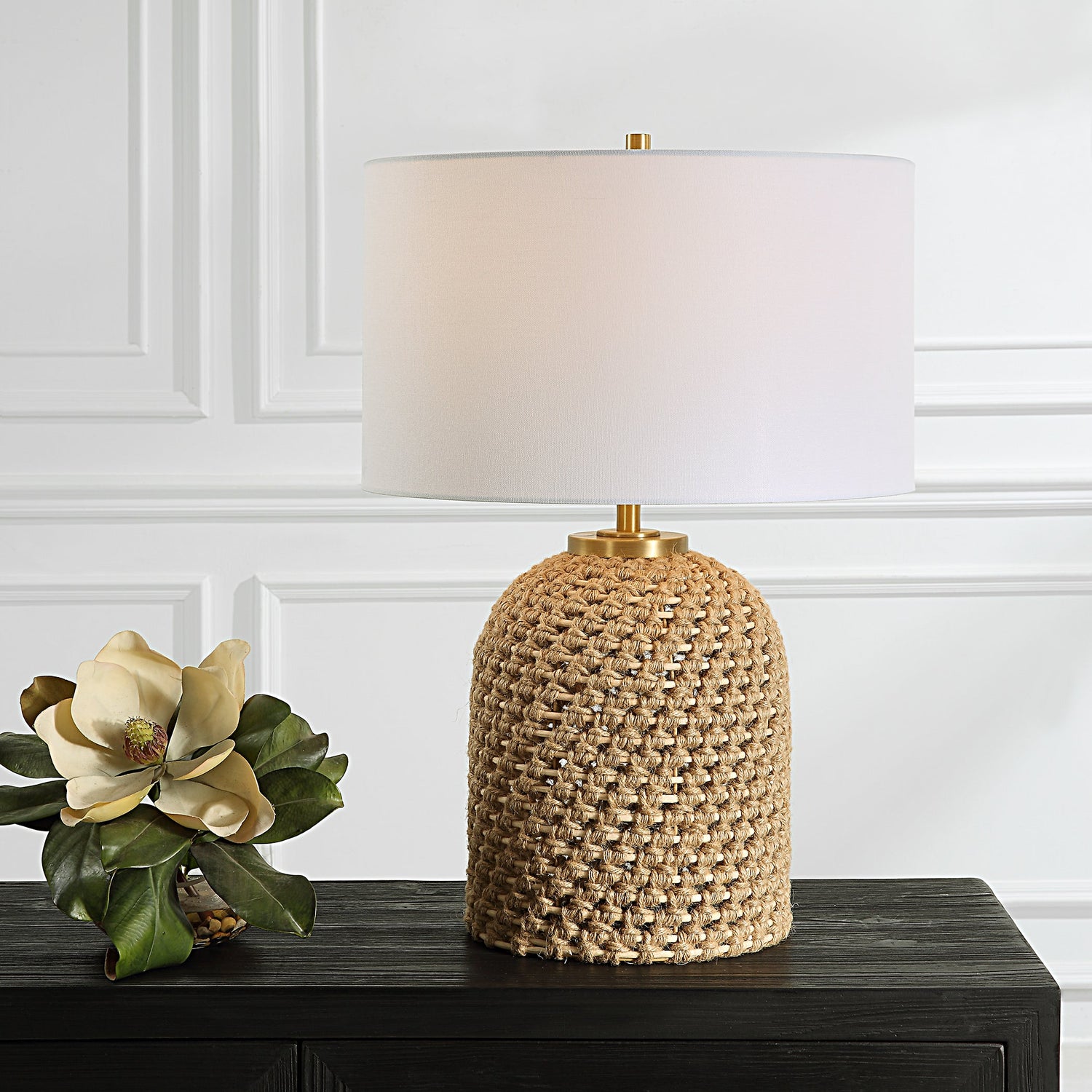 Uttermost Kendari Rope & Rattan Table Lamp - Home Elegance USA