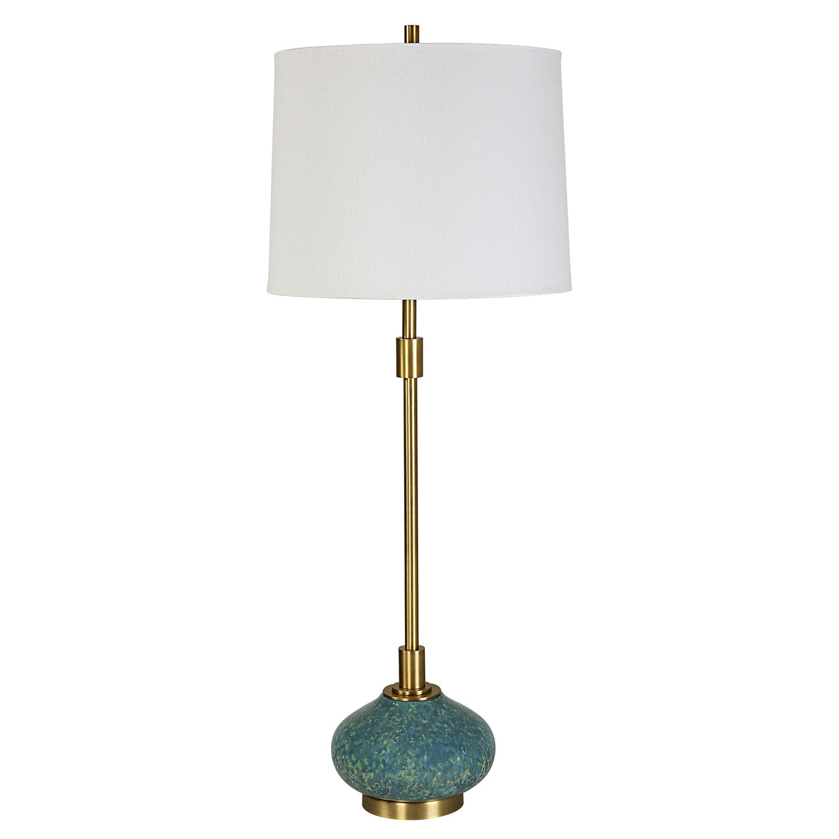 Uttermost Kaimana Aged Blue Buffet Lamp - Home Elegance USA