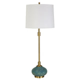 Uttermost Kaimana Aged Blue Buffet Lamp - Home Elegance USA