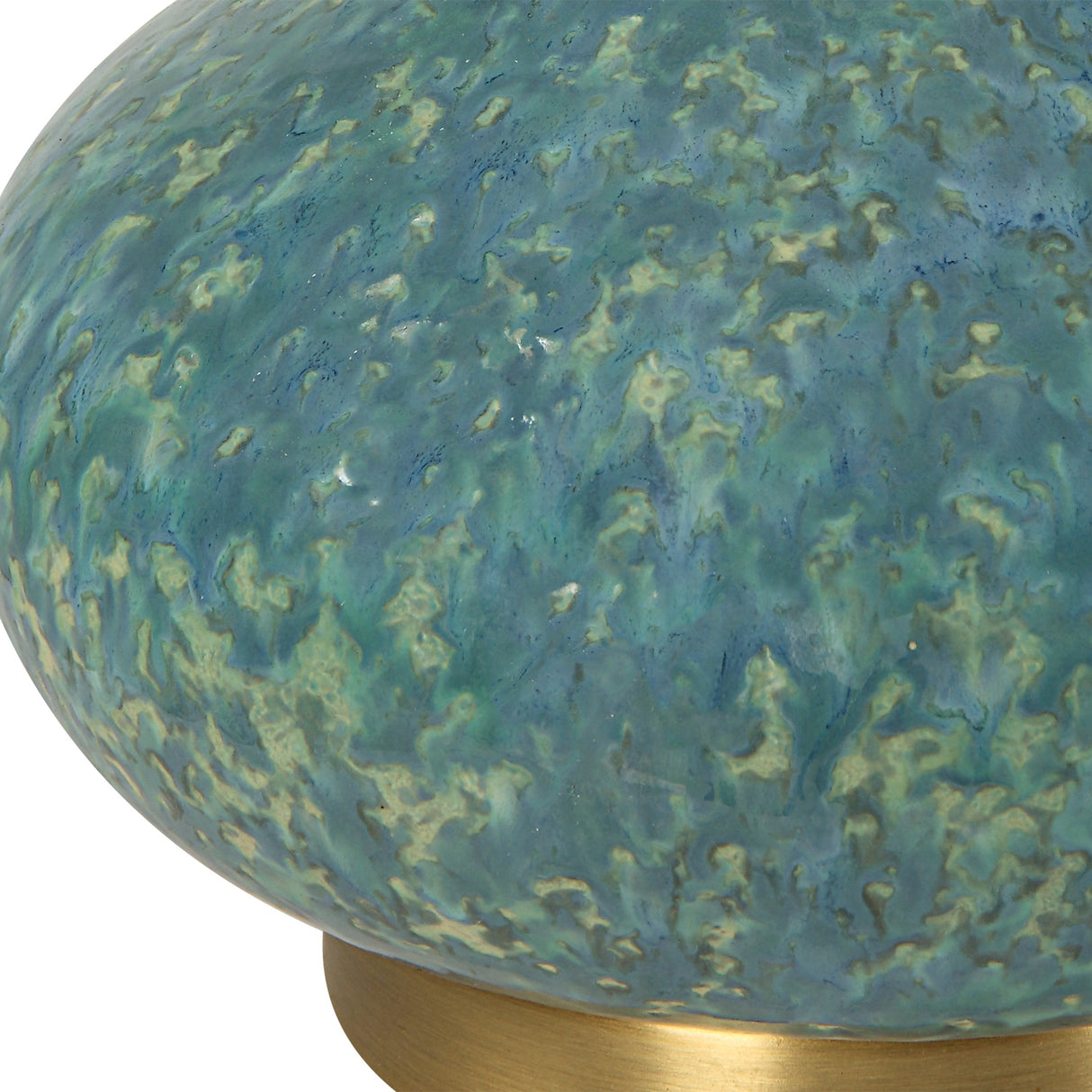 Uttermost Kaimana Aged Blue Buffet Lamp - Home Elegance USA