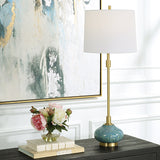 Uttermost Kaimana Aged Blue Buffet Lamp - Home Elegance USA