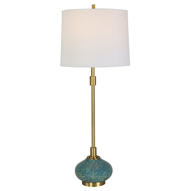 Uttermost Kaimana Aged Blue Buffet Lamp - Home Elegance USA