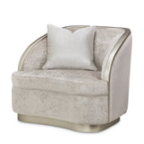 Michael Amini Lanna Matching Chair Storm Silver Mist - Home Elegance USA