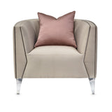 Michael Amini Linea Matching Chair - Home Elegance USA