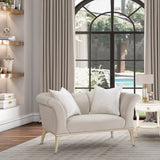 Michael Amini Yvette Chair And A Half - Home Elegance USA