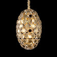 Pendant 8 Light Oblong Chandelier, Small - Lt-Ch1003-8Gld - Aico Furniture