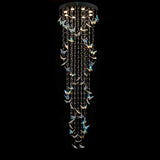 Aico Furniture - Wings Of Color Chandelier - Lt-Ch1008-Gld