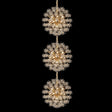 Stacked Bouquet 54 Light Chandelier 3 Piece Set - Lt-Ch1014-54Gld - Aico Furniture