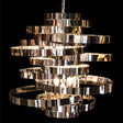 Hemispheres 8 Light Chandelier Silver - Lt-Ch703-8Svr - Aico Furniture