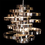 Aico Furniture - Hemispheres 8 Light Chandelier Silver - Lt-Ch703-8Svr