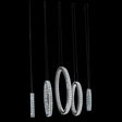 Solar Hoops Led Chandelier Large - Lt-Ch803 - Aico Furniture