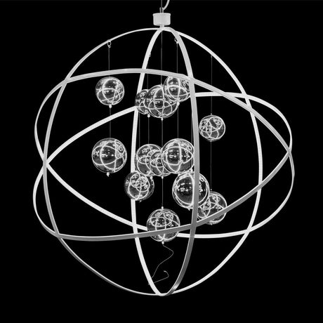 AICO Furniture - Planetary LED Chandelier Large - LT-CH810L