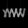 Loops Led Chandelier - Lt-Ch811 - Aico Furniture