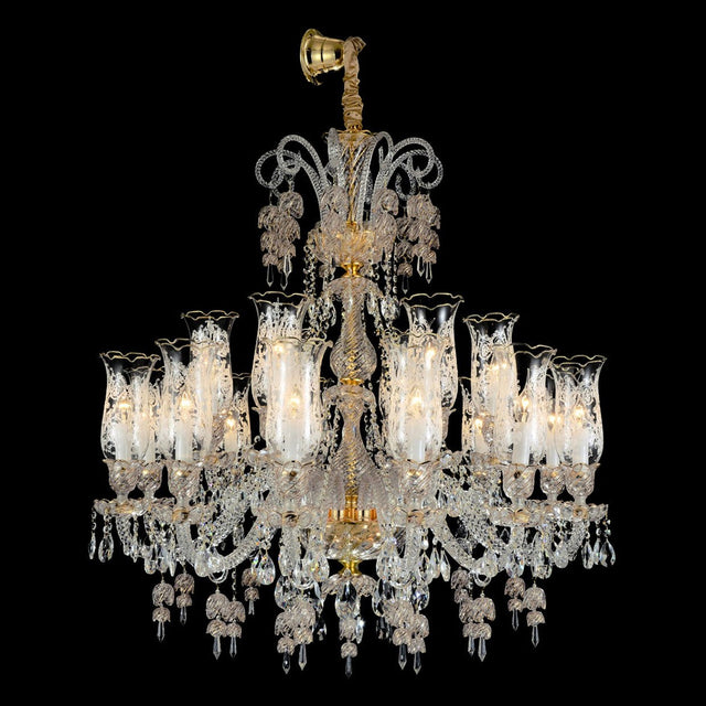 Michael Amini Lighting Garnier 18 Light Chandelier - Home Elegance USA