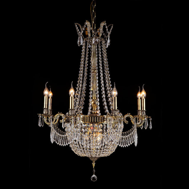 Aico Furniture - Summer Palace 11 Light Chandelier - Lt-Ch916-11Abr