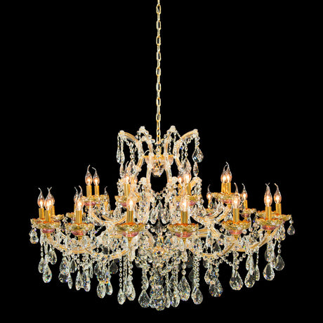 Aico Furniture - Chantilly 25 Light Chandelier - Lt-Ch934-25Gld