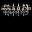 Gloucester 12 Light Chandelier - Lt-Ch956-12Blk - Aico Furniture