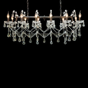 Gloucester 12 Light Chandelier - Lt-Ch956-12Blk - Aico Furniture
