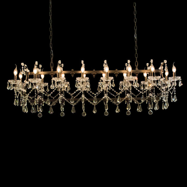 Aico Furniture - Gloucester 16 Light Chandelier - Lt-Ch957-16Blk