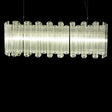 Octavious Rectangular 6 Light Chandelier - Lt-Ch963-6Clr - Aico Furniture