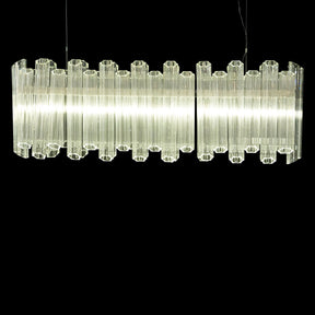 Octavious Rectangular 6 Light Chandelier - Lt-Ch963-6Clr - Aico Furniture