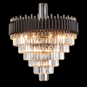 Symphony Round 24 Light Chandelier - Lt-Ch974-24Clr - Aico Furniture