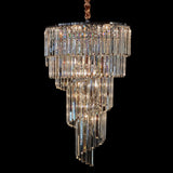 Aico Furniture - Spiral 12 Light Chandelier - Lt-Ch976-12Clr