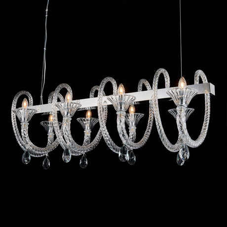 Aico Furniture - Madrid 8 Light Chandelier - Lt-Ch978-8Clr