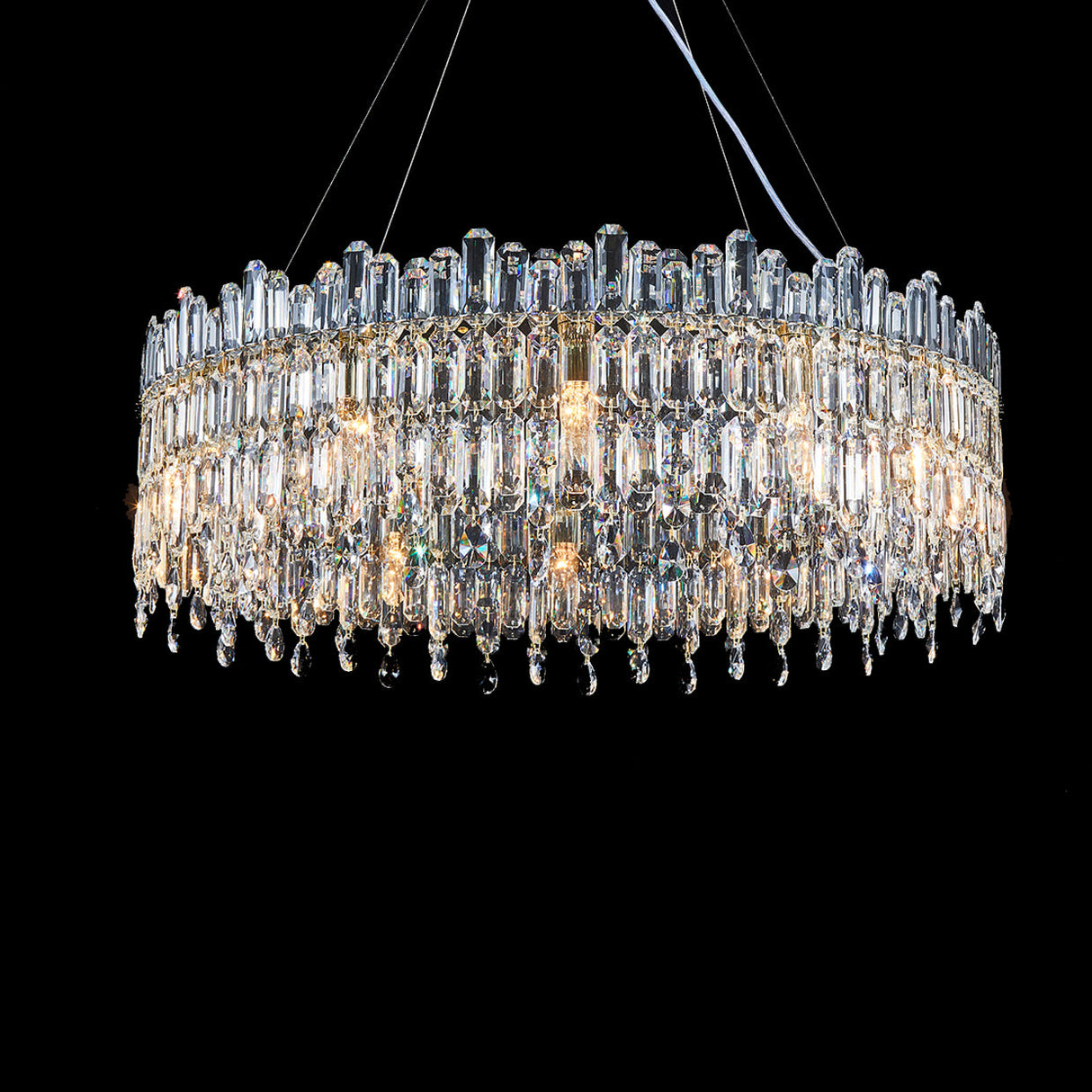 Aico Furniture - Royal Crown 12 Light Chandelier - Lt-Ch989-12Clr