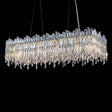 Royal Crown Rect. 12 Light Chandelier - Lt-Ch990-12Clr - Aico Furniture